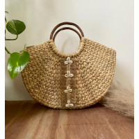 Cowrie shells Design water reed bag - Indigi Crafts